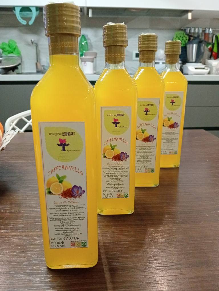 Zafferanello, il liquore allo zafferano